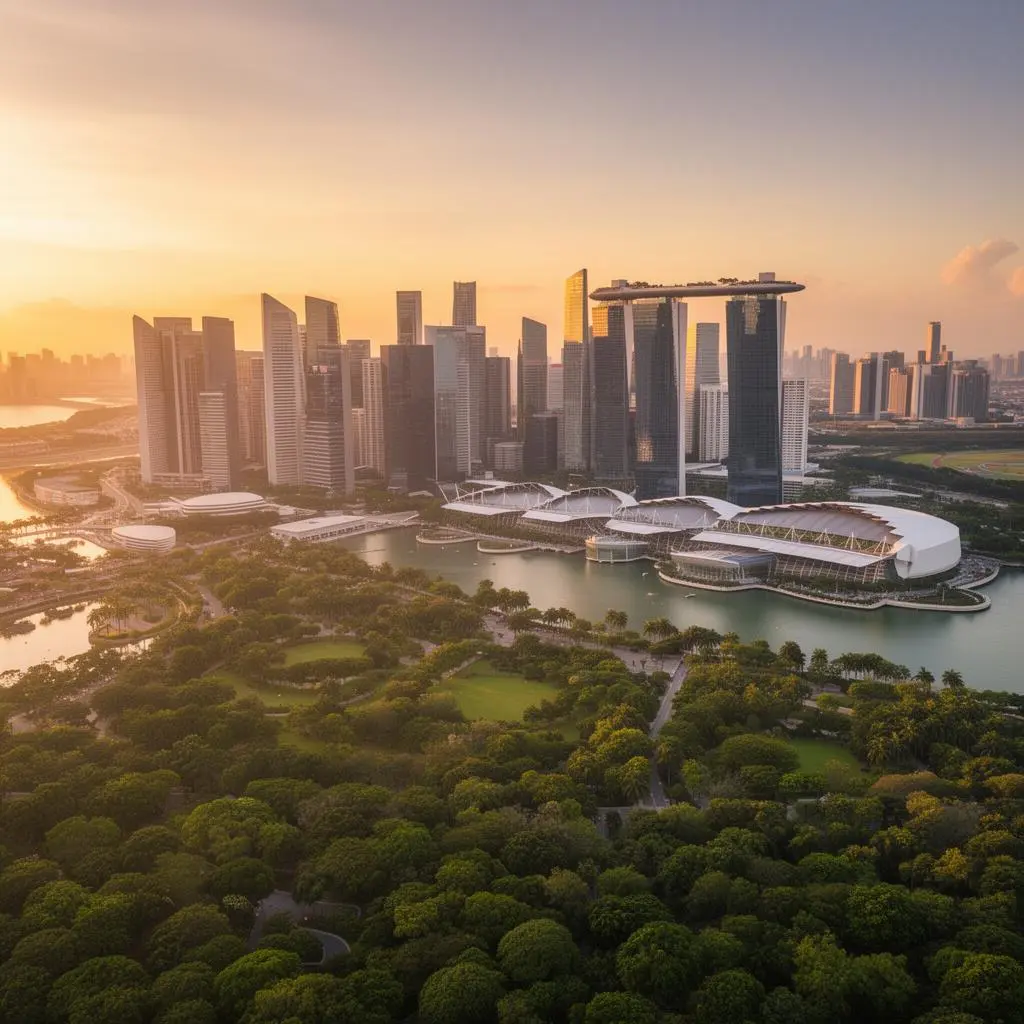 Marina Bay skyline